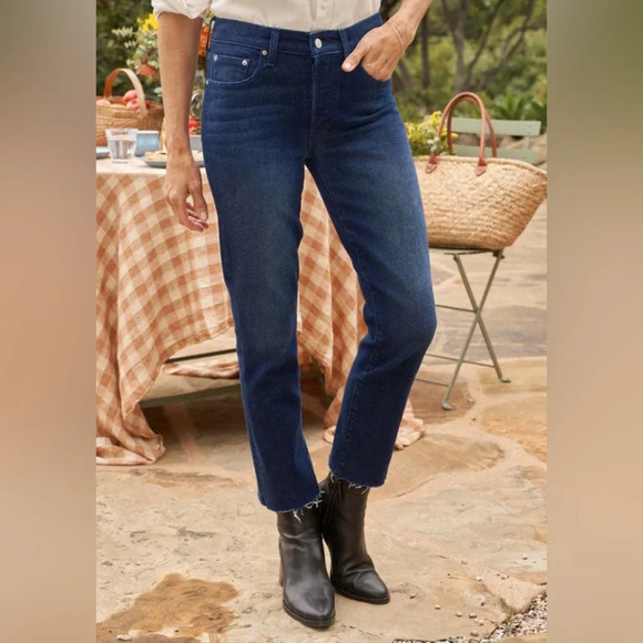 Frank & Eileen Cork Jeans in Everyday Rinse Cut Off Hems - NWOT - Size 30